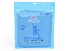 Load image into Gallery viewer, Assuage Recyclable Seat Protector Package from front.